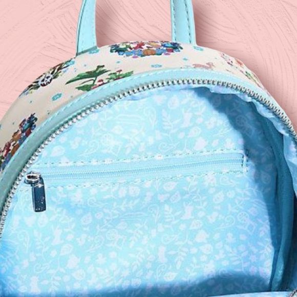 LOUNGEFLY Disney  Princess Companion Floral SET